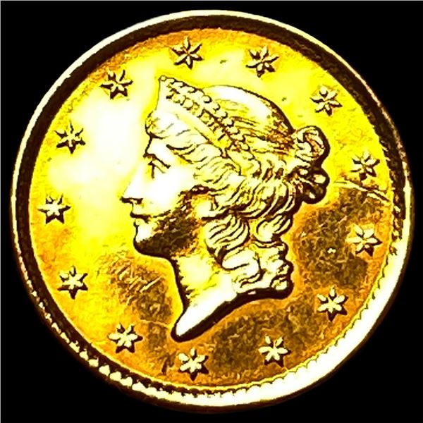 1852 Gold $1 Liberty Head UNCIRCULATED