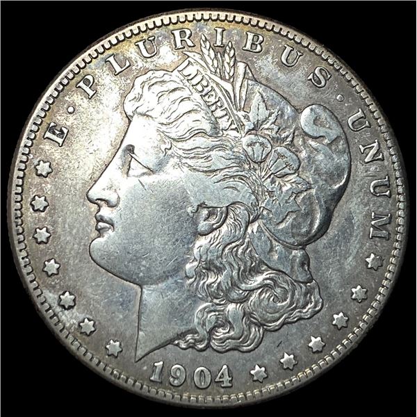 1904-S Silver Morgan Dollar NEARLY  UNCIRCULATED