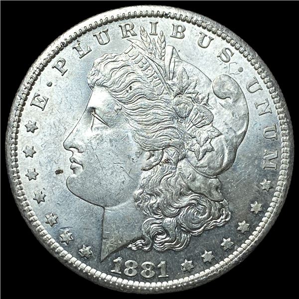 1881-S Morgan Silver Dollar CHOICE BU