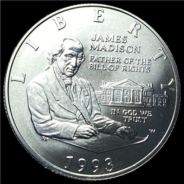 1993 Bill of Rights .3617oz Silver Half Dollar GEM BU