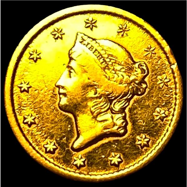 1851 Gold $1 Liberty Head Type 1 HIGH GRADE