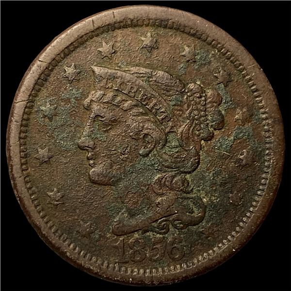1856 Braided Hair Large Cent CLOSELY  UNCIRCULATED