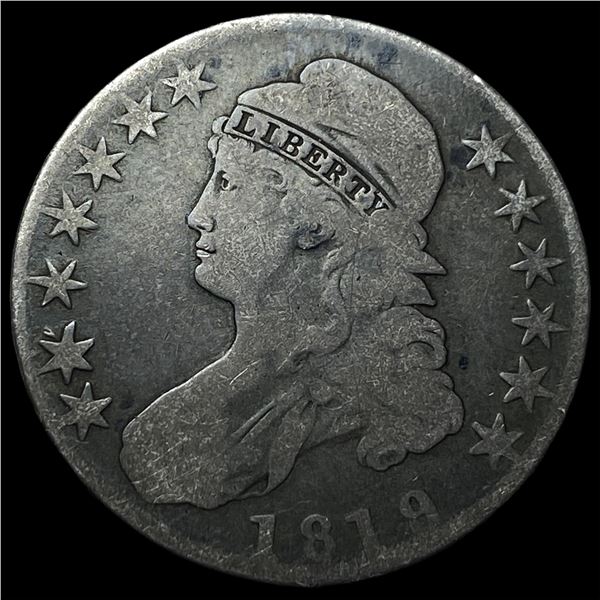 1819 Capped Bust Half Dollar NICELY  CIRCULATED