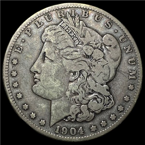 1904-S Silver Morgan Dollar LIGHTLY  CIRCULATED