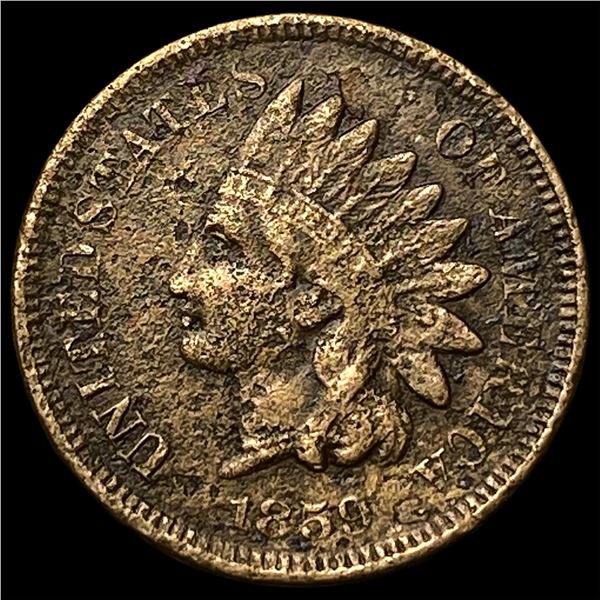 1859 Indian Head Cent NEARLY UNCIRCULATED