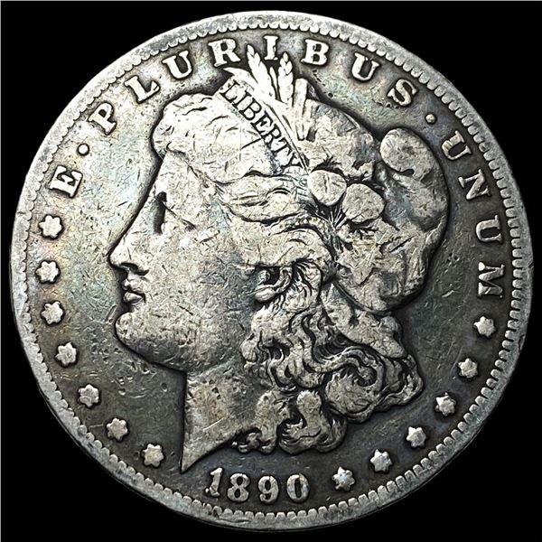 1890-CC Silver Morgan Dollar LIGHTLY  CIRCULATED