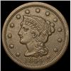 Image 1 : 1844 Braided Hair Large Cent CLOSELY  UNCIRCULATED