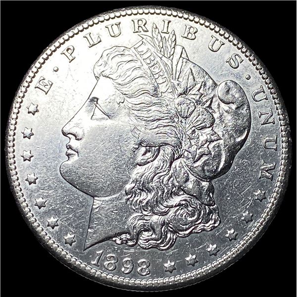 1898-S Morgan Silver Dollar CHOICE AU