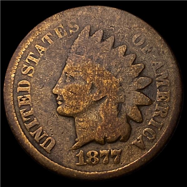 1877 Indian Head Cent NEARLY UNCIRCULATED
