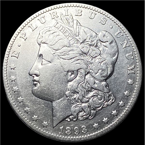 1893-O Silver Morgan Dollar NEARLY  UNCIRCULATED