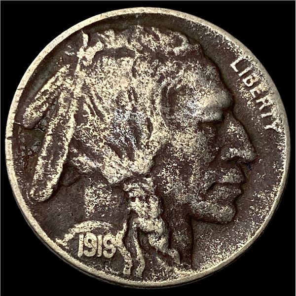 1919-D Buffalo Nickel NEARLY UNCIRCULATED