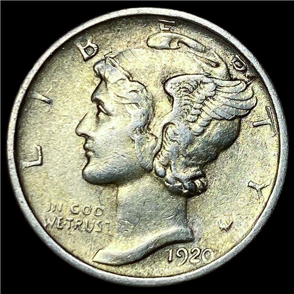 1920-D Silver Mercury Dime CLOSELY  UNCIRCULATED
