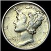 Image 1 : 1920-D Silver Mercury Dime CLOSELY  UNCIRCULATED
