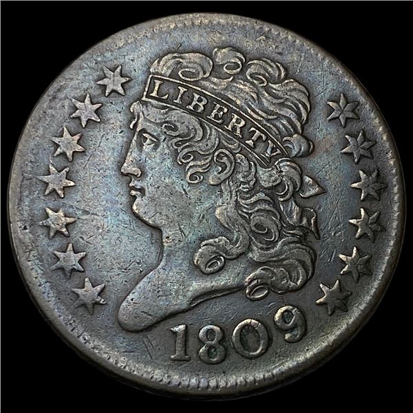 1809 Classic Head Half Cent CLOSELY  UNCIRCULATED