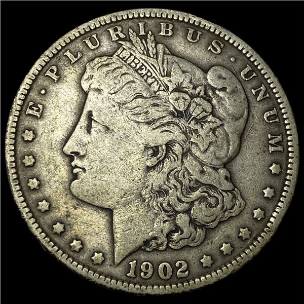1902 Silver Morgan Dollar NEARLY UNCIRCULATED