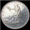 Image 1 : 1877 Silver Trade Dollar CLOSELY UNCIRCULATED