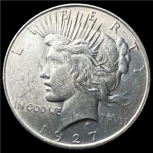 1927-D Silver Peace Dollar CHOICE AU