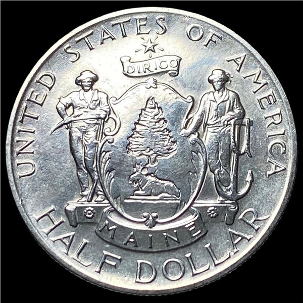 1920 Silver Maine Centennial Half Dollar  UNCIRCULATED