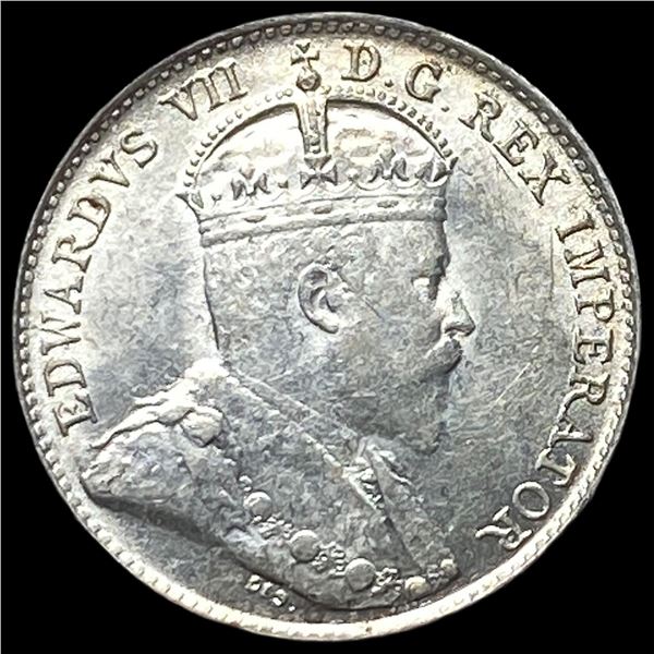 1902 Canada Silver 5 Cents UNCIRCULATED