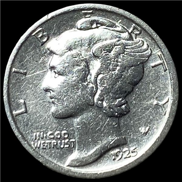 1925-D Mercury Dime NEARLY UNCIRCULATED