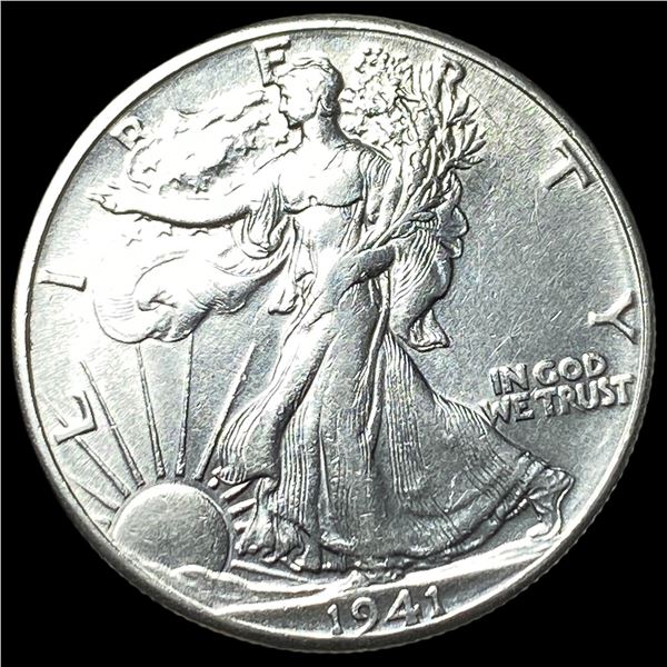 1941 Silver Walking Liberty Half Dollar  CLOSELY UNCIRCULATED