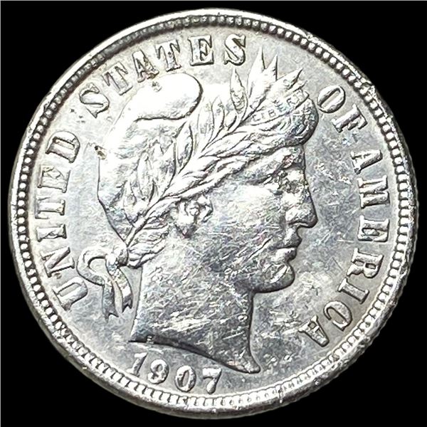 1907-O Silver Barber Dime CLOSELY  UNCIRCULATED