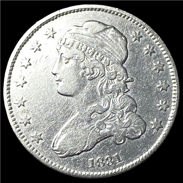 1831 Capped Bust Silver Quarter NEARLY  UNCIRCULATED