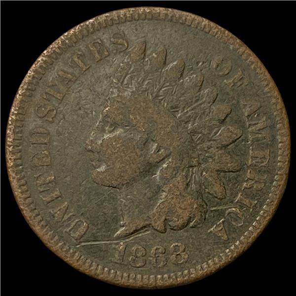 1868 Indian Head Cent LIGHTLY CIRCULATED