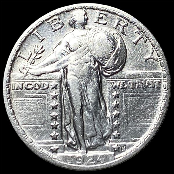 1924 Standing Liberty Quarter LIGHTLY  CIRCULATED