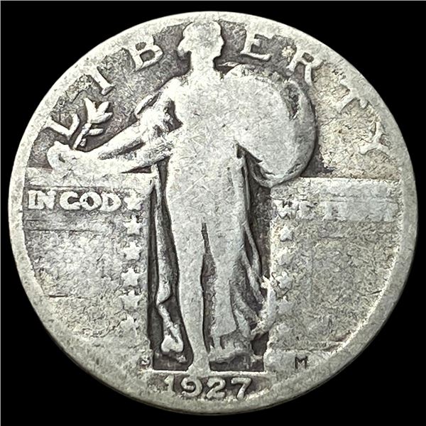 1927-S Silver Standing Liberty Quarter NICELY  CIRCULATED
