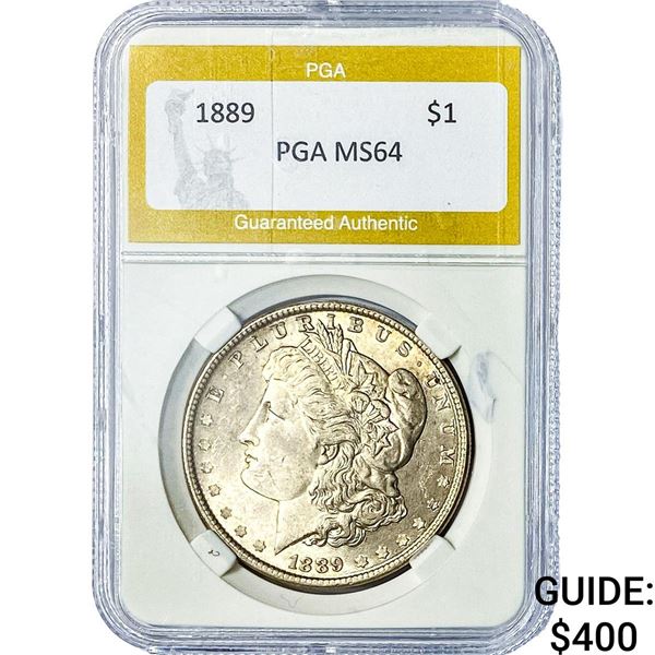 1889 Morgan Silver Dollar PGA MS64