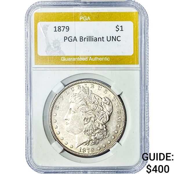 1879 Morgan Silver Dollar PGA Brilliant UNC