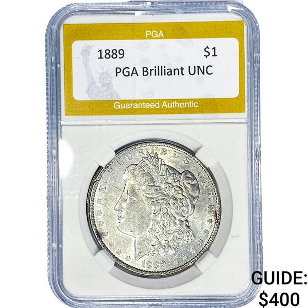 1889 Morgan Silver Dollar PGA Brilliant UNC