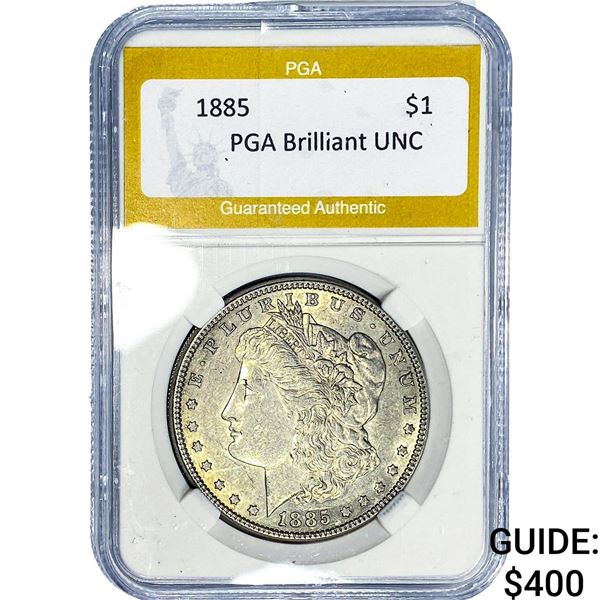 1885 Morgan Silver Dollar PGA Brilliant UNC
