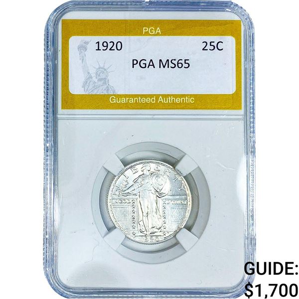 1920 Standing Liberty Quarter PGA MS65