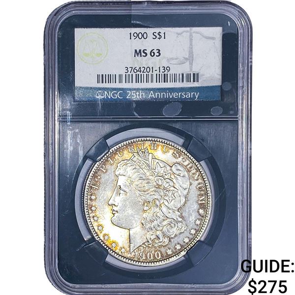 1900 Morgan Silver Dollar NGC MS63