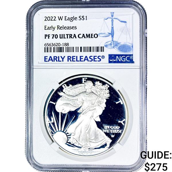 2022-W Silver Eagle NGC PF70 Ultra Cameo