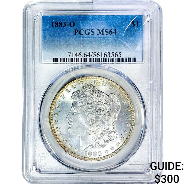 1883-O Morgan Silver Dollar PCGS MS64