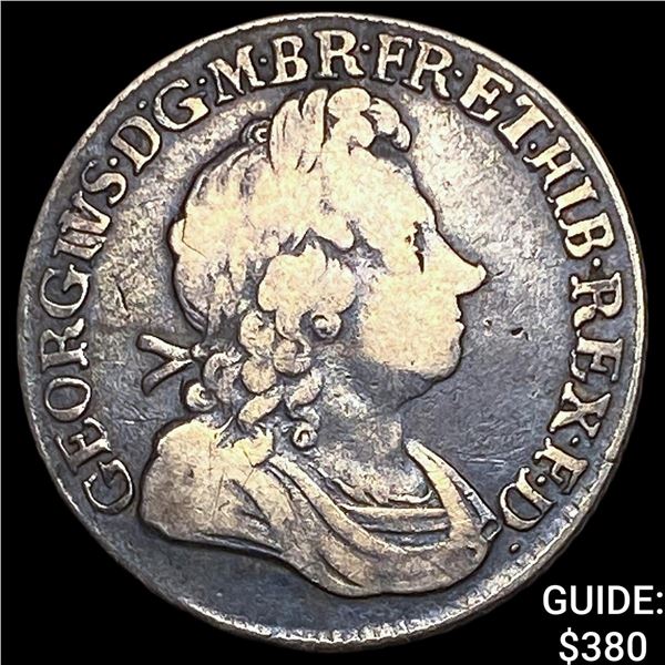 1723 Great Britain George I Silver Shilling - SSC