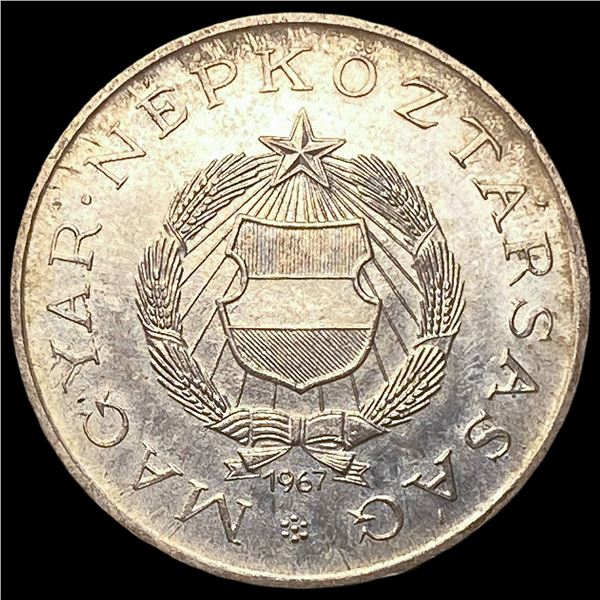 1967 BP Hungary Silver 2 Forint