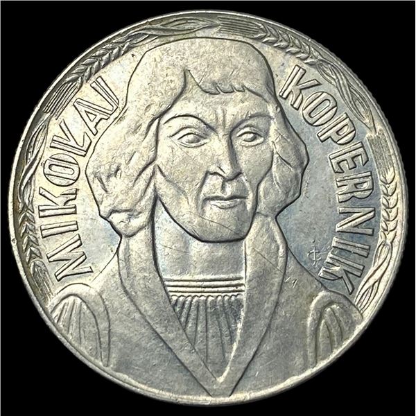 1967 Poland Silver 10 Zlotych