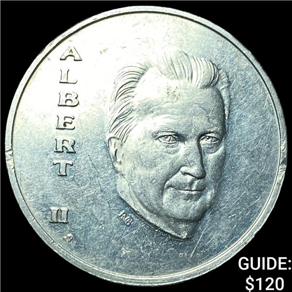 1994 Belgium Silver 250 Francs