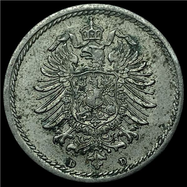 1874-D Germany 5 Pfennig
