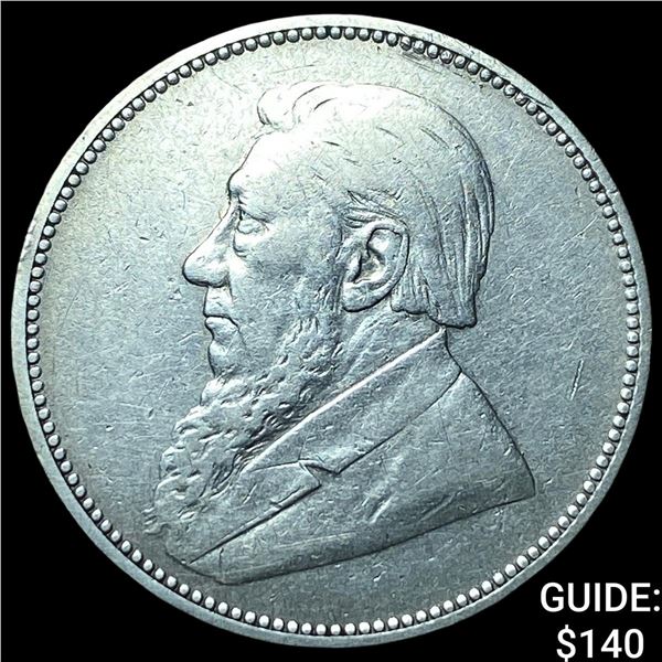 1896 South Africa Silver 2 Shillings