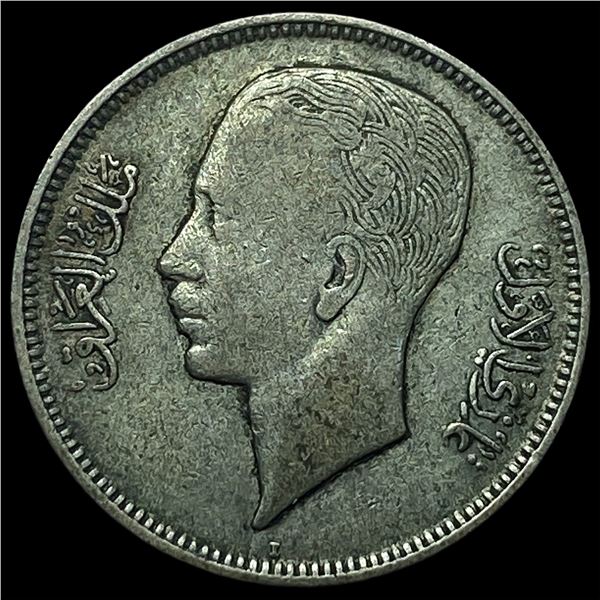 1938 Iraq Silver 20 Fils