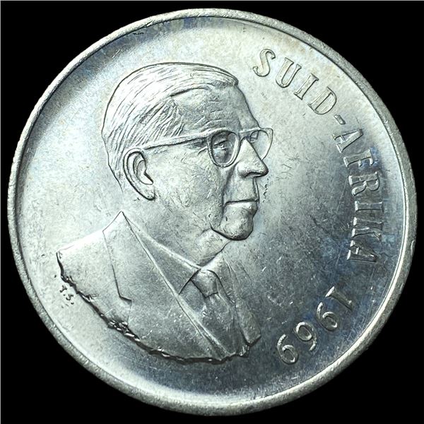 1969 South Africa Silver Rand