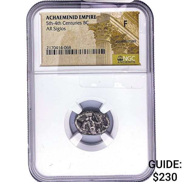 Achaemenid 5th-4th Centuries BC Silver Siglos NGC F