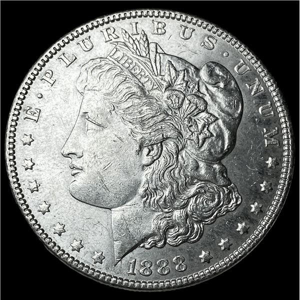 1888 Morgan Silver Dollar NEARLY UNCIRCULATED