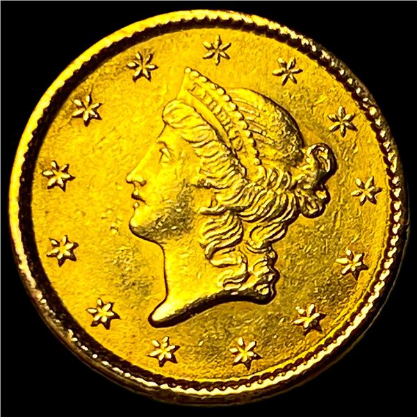 1853 Gold $1 Liberty Head Type 1 UNCIRCULATED