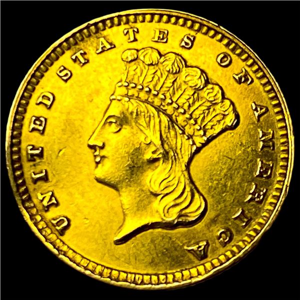 1888 Gold $1 Indian Head Type 3 UNCIRCULATED